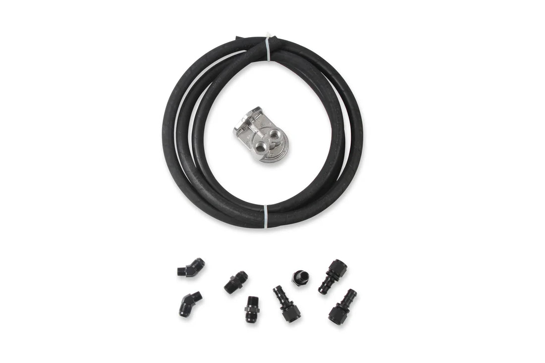 Earl's Performance Earl's Oil Filter Relocation Kit - Installation View