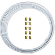 Load image into Gallery viewer, Earl's Performance Earl's Steel Zinc Hardline Tubing Kit w/ Tube Nuts ZC6516KERL - Main Product View