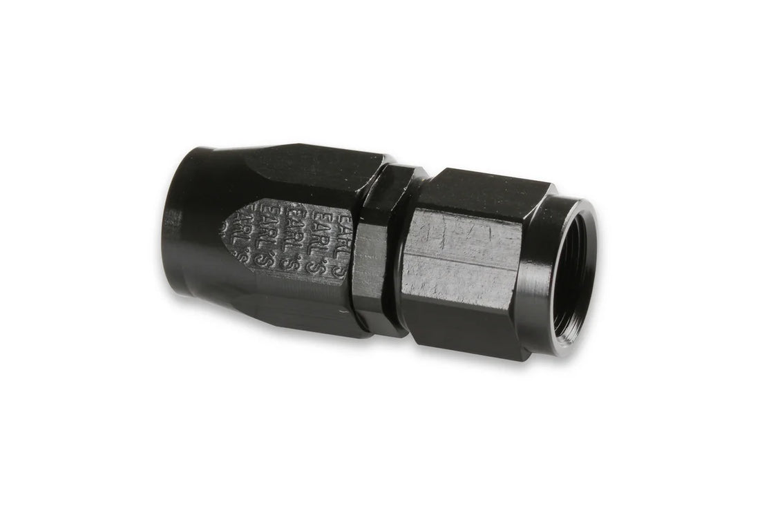 Earl's Performance Earls Straight Swivel-Seal® Hose End AN -6 - Black AT800106ERL - Installation View