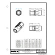 Load image into Gallery viewer, Earl's Performance Earls Straight Swivel-Seal® Hose End AN -6 - Black AT800106ERL - Additional View 5
