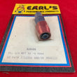 Load image into Gallery viewer, Earl's Performance Earls Straight Swivel-Seal® Hose End -1/4" NPT Male to -6 Hose - Red/Blue 820106ERL - Side View