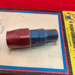 Load image into Gallery viewer, Earl's Performance Earls Straight Swivel-Seal® Hose End -1/4" NPT Male to -6 Hose - Red/Blue 820106ERL - Back View