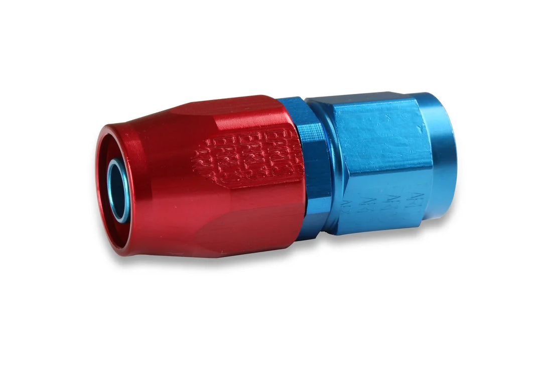 Earl's Performance Earls Straight Swivel-Seal® Hose End AN -16 - Red/Blue 800116ERL - Installation View