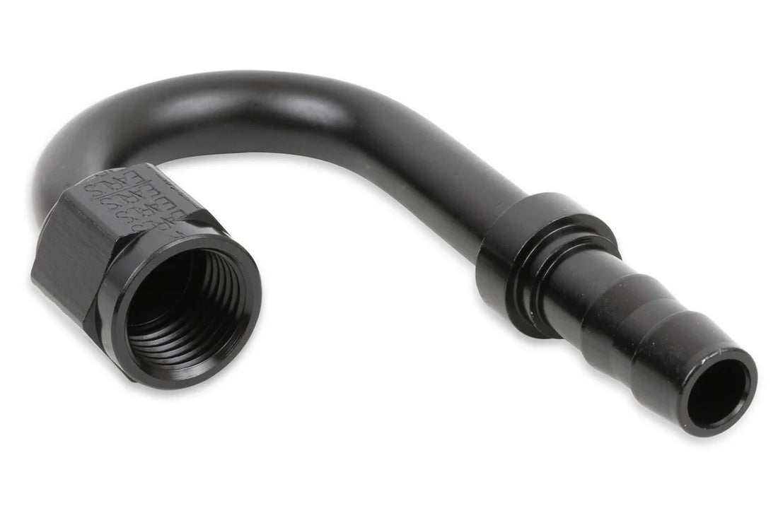 Earl's Performance Earl's Super Stock™ 180 Degree -4 Female to 1/4" Barb AT718045ERL - Side View