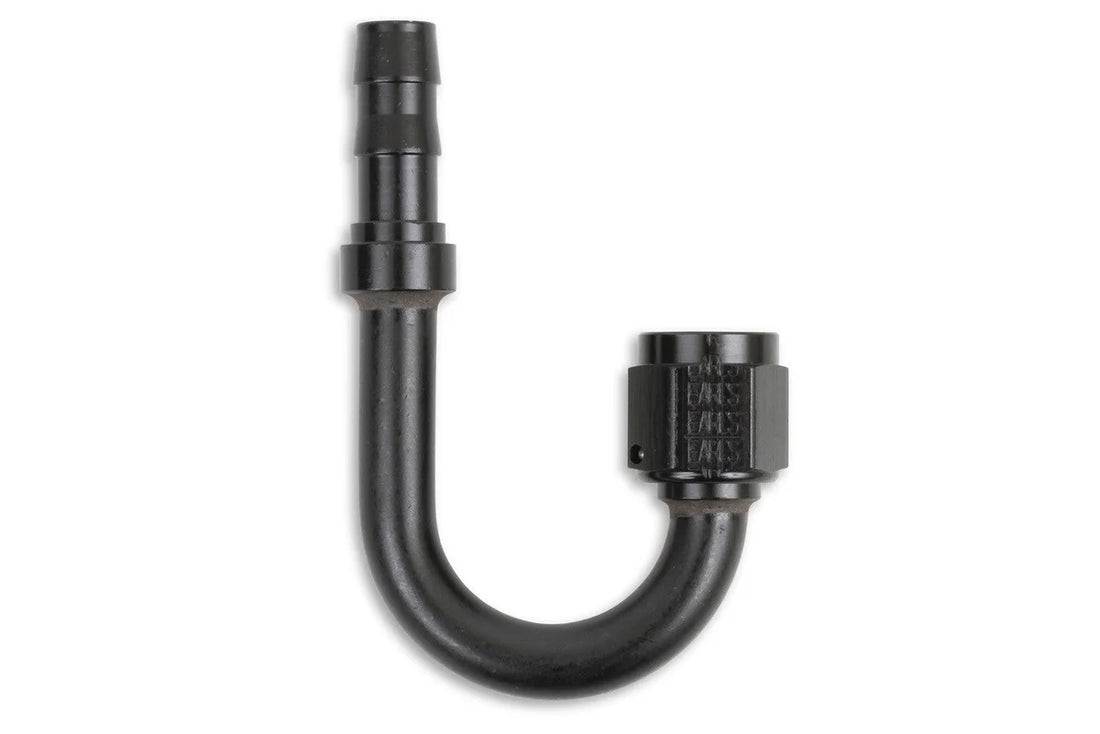Earl's Performance Earl's Super Stock™ 180 Degree -8 Female to 1/2" Barb AT718009ERL - Side View