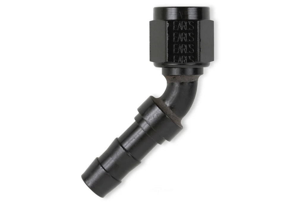 Earl's Performance Earl's Super Stock™ 45 Degree -4 Female to 1/4" Barb AT704645ERL - Side View