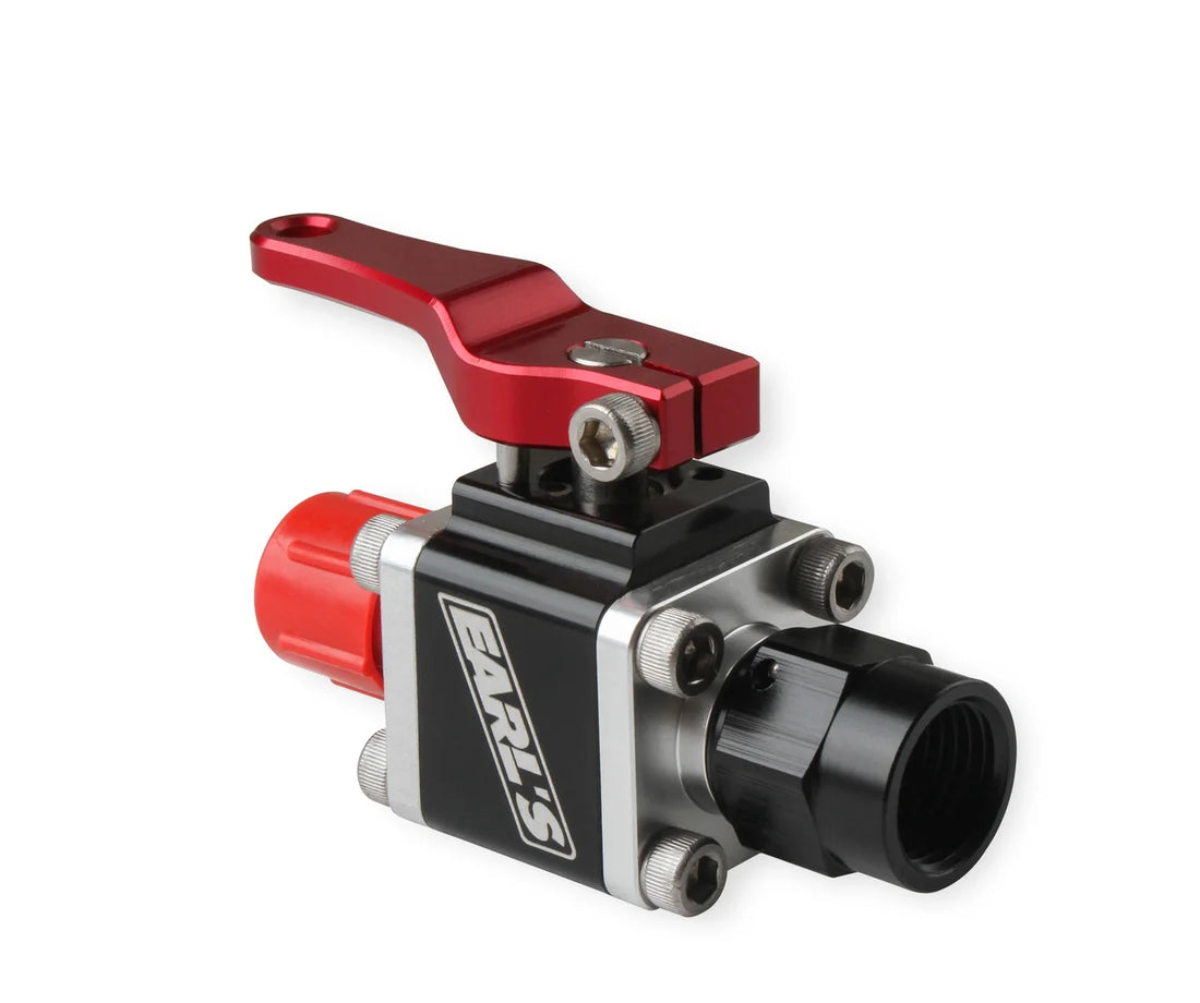 Earl's Performance Earl's UltraPro Ball Valve -8 AN Male to Female 230708ERL - Back View