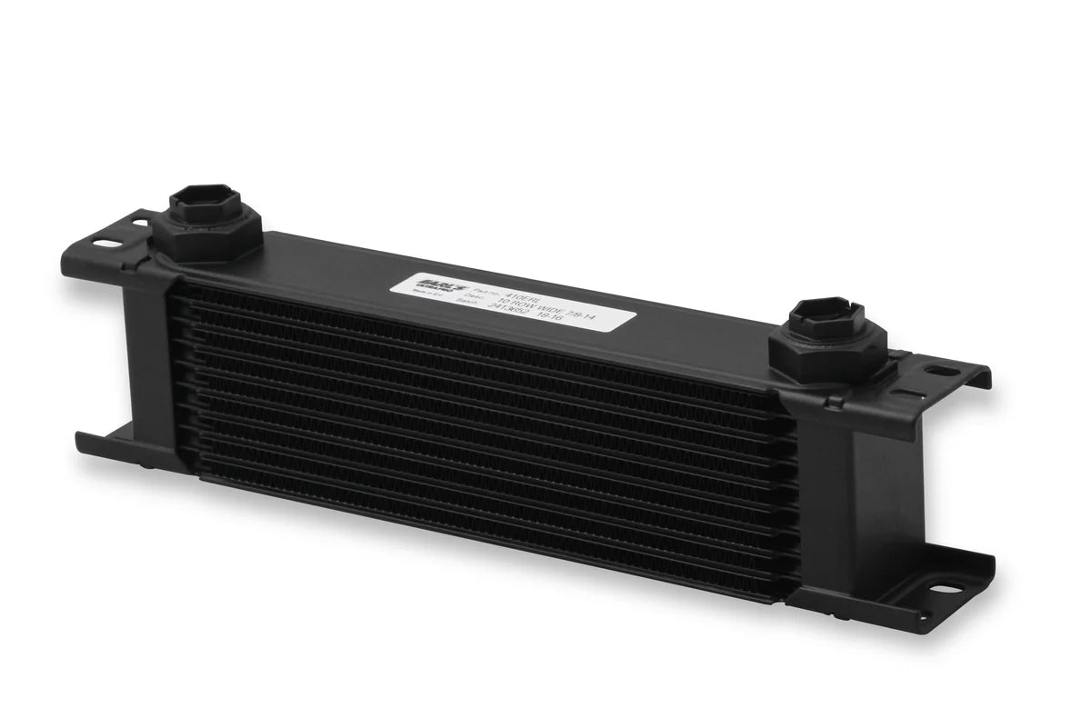 Earl's Performance Earl's UltraPro Oil Cooler - Black - 10 Rows - Wide ...