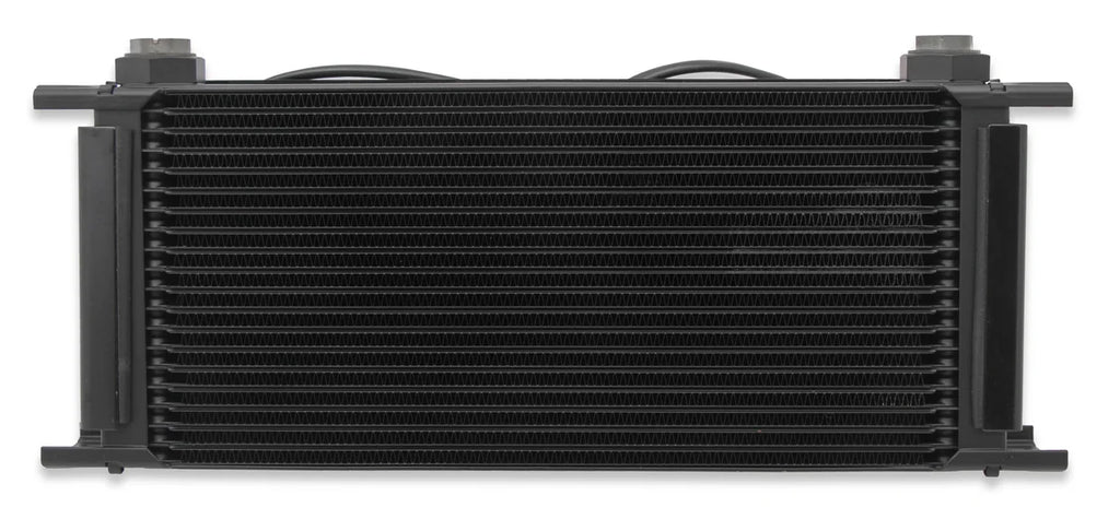 Earl's Performance Earl's UltraPro Oil Cooler w/ Dual Fan Pack - 20 Rows - Extra-Wide Cooler FP820ERL - Back View