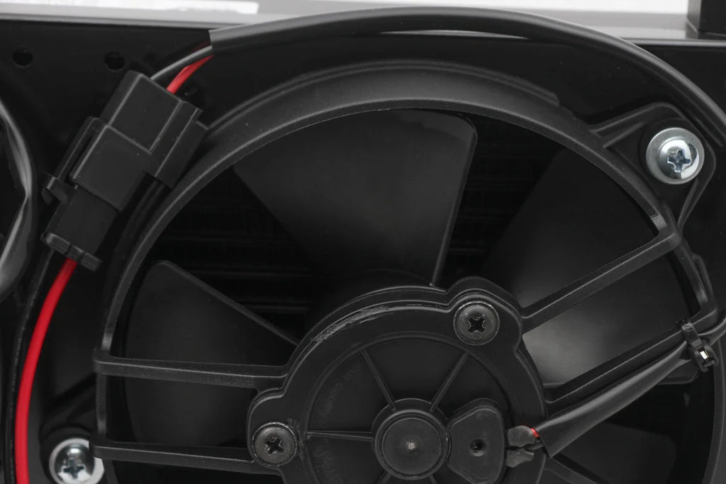 Earl's Performance Earl's UltraPro Oil Cooler w/ Dual Fan Pack - 20 Rows - Extra-Wide Cooler FP820ERL - Additional View 8