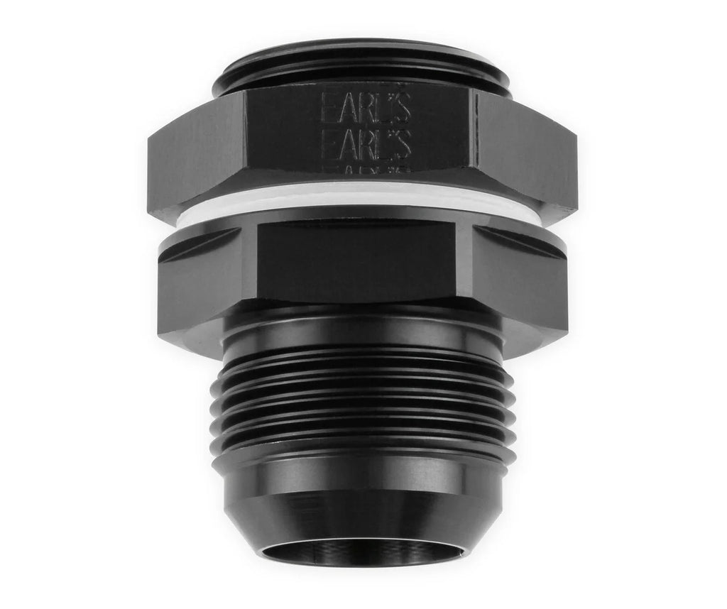 Earl's Performance Fuel Cell Bulkhead Fitting -16 AN with PTFE Washers & Bulkhead Nut AT983816ERL - Side View