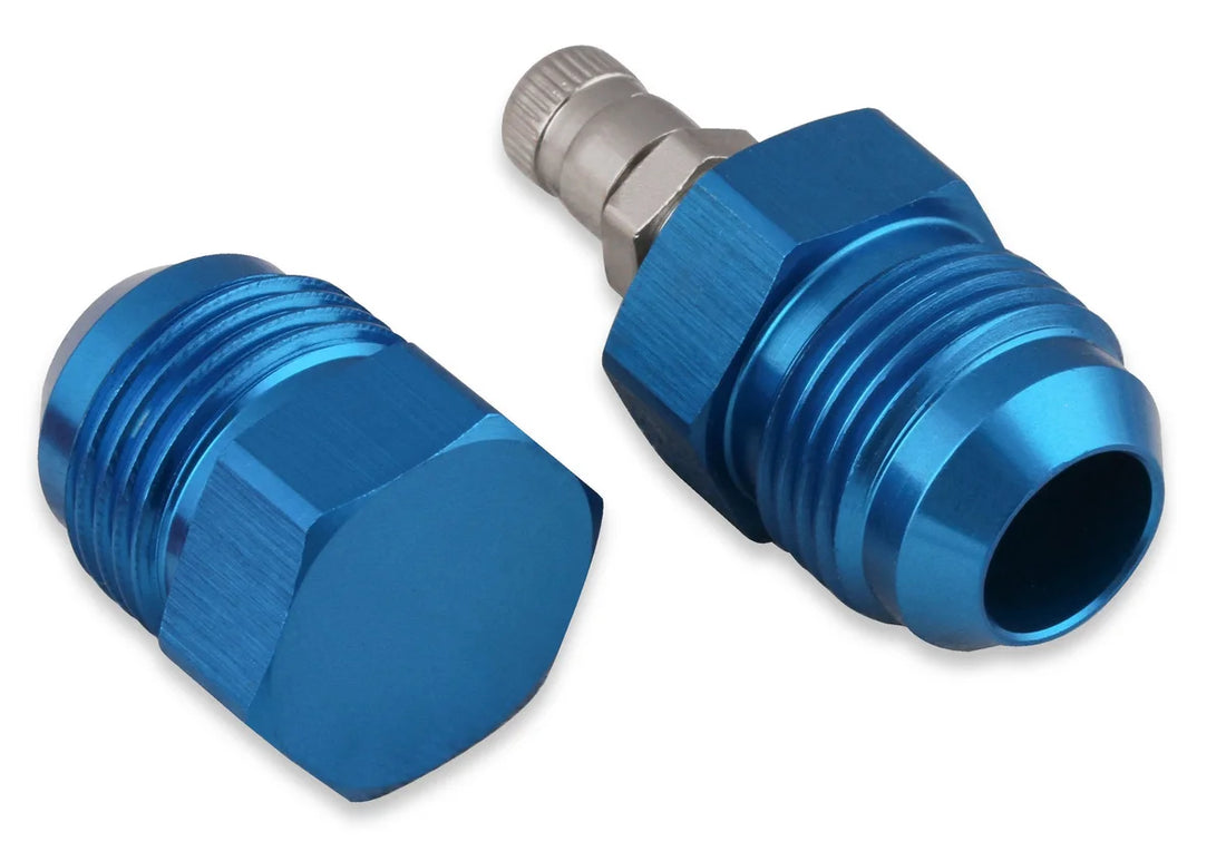Earl's Performance Pressure Test Kit, Covers Sizes -3 AN Through -16 AN D016ERL - Side View