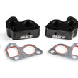 Load image into Gallery viewer, Earl's Performance Remote Water Pump Adapters (2pk) Black LS0022ERL fits Gm LS