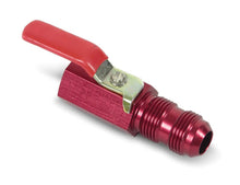 Load image into Gallery viewer, Earl's Performance Shut Off Valve 1/2 Npt -10an Bulkhead (Red Alm) 230505ERL