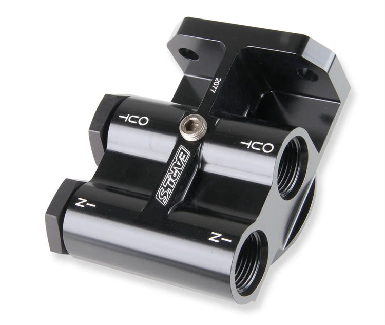 Earl's Performance Single Remote Billet Oil Filter Mount 2077ERL