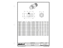 Load image into Gallery viewer, Earl's Performance Straight AN -6 Male to 1/4" NPT Male Adapter - Blue. 981606ERL - Side View