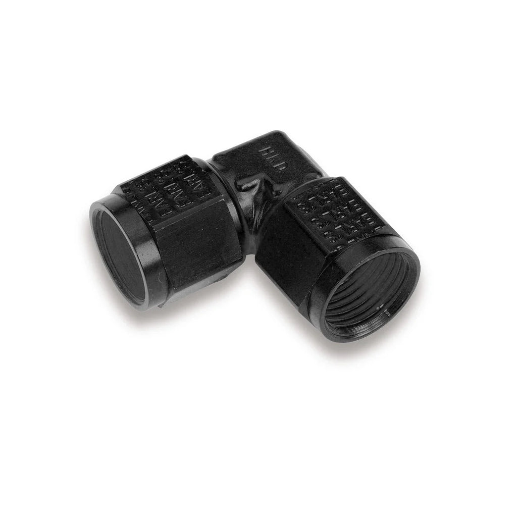 Earl's Performance Swivel Coupling Fitting 6an Fem 90 Deg Low Prfl AT934106ERL