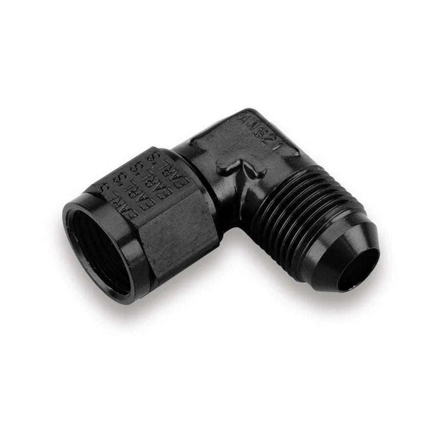 Earl's Performance Swivel Fitting Female to Male 4an 90 Deg AT921104ERL