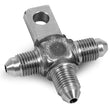 Load image into Gallery viewer, Earl's Performance Tee w/ Mount -3 Male, Stainless Steel, 3/8" or 10mm Mounting Hole 6453093ERL
