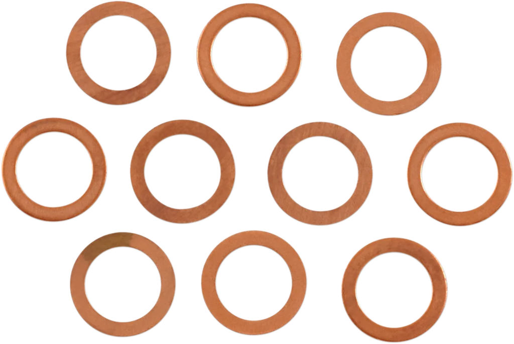 Eastern Motorcycle Parts Copper Crush Washers A-41744-58 - Main Product View