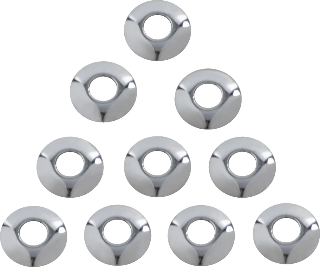 Eastern Motorcycle Parts Cup Washers - Chrome - 1/2" ID K-2-938 - Main Product View