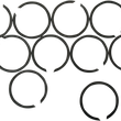Load image into Gallery viewer, Eastern Motorcycle Parts Exhaust Retaining Rings A-65325-83A - Main Product View