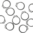 Load image into Gallery viewer, Eastern Motorcycle Parts Oil Pump Retainer Rings - Big Twin A-11002 - Main Product View