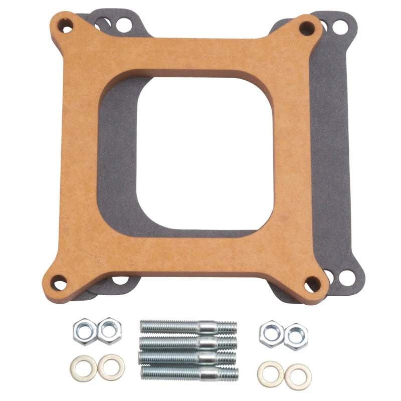Edelbrock 1/2-Inch Open Wood Spacer - Main Product View