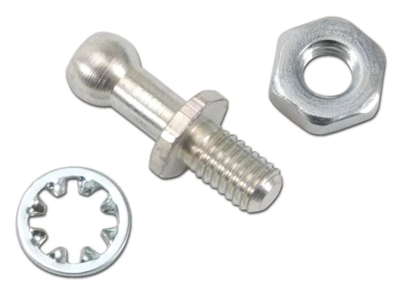 Edelbrock 1/4 Ball End Stud - Side View