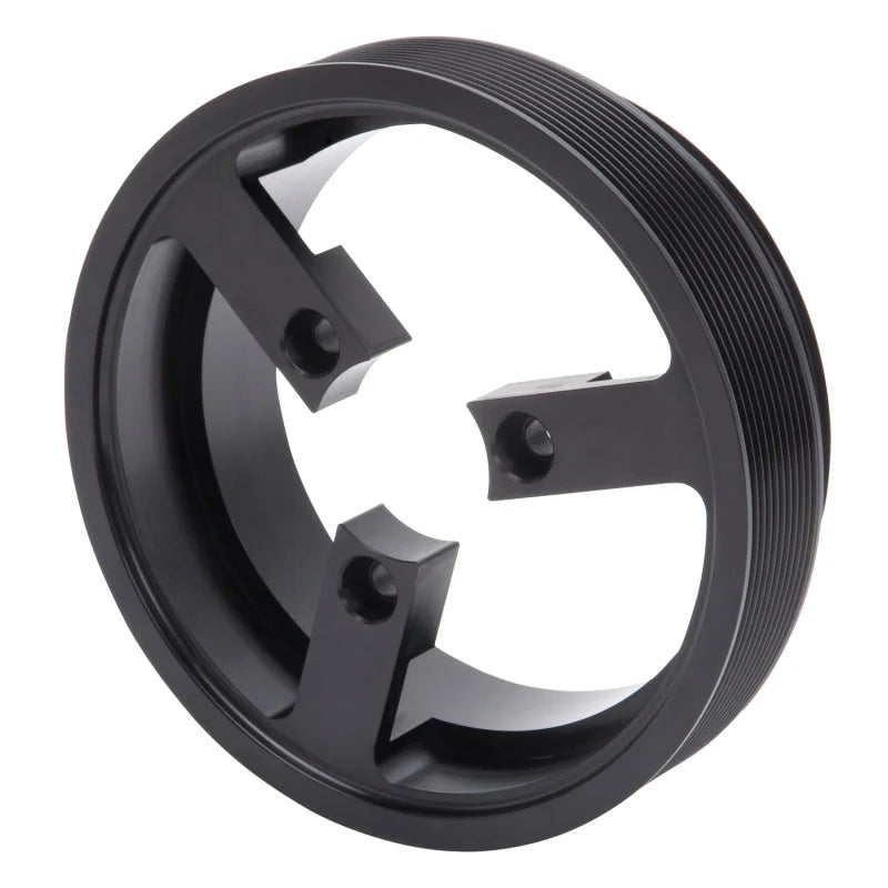 Edelbrock 15% OverDrive Pulley/Damper for E-Force C7 Corvette Applications Only - Installation View
