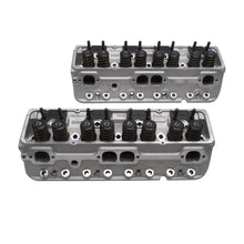 Load image into Gallery viewer, Edelbrock 1Pr Cyl Head E-210 SBC 64cc Perf RPM (Complete Pair) - Back View