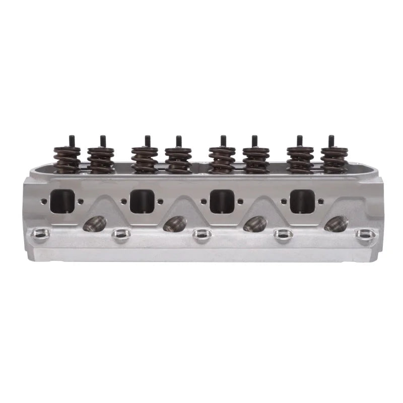 Edelbrock 1Pr SBF Cyl Head E-205 2 08 Intake Complete Assembled w/ Springs - Side View