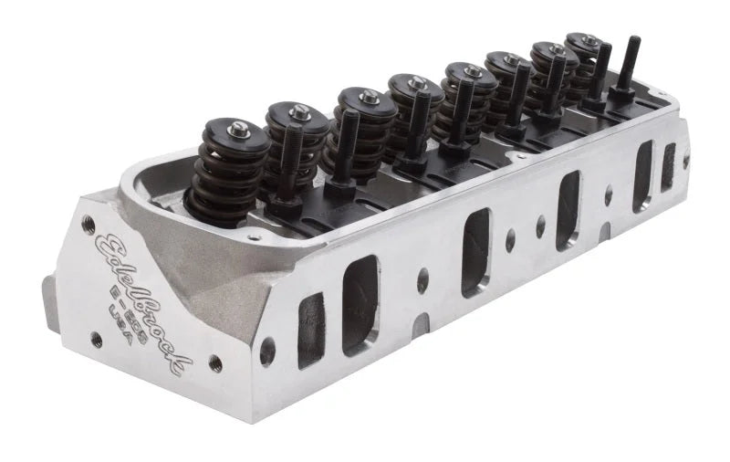 Edelbrock 1Pr SBF Cyl Head E-205 2 08 Intake Complete Complete (Pair) Assembled w/ Springs - Additional View 8