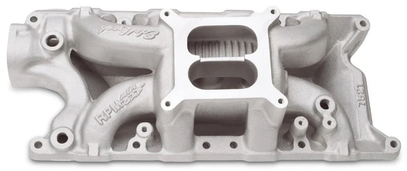 Edelbrock 289-302 Ford RPM Air-Gap Manifold - Side View