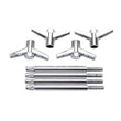 Load image into Gallery viewer, Edelbrock 2Pc Wing Bolts- 2 7/8-Inch - Main Product View