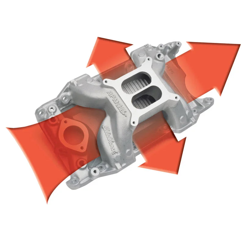 Edelbrock 340-360 Chry RPM Air-Gap Manifold - Additional View 8