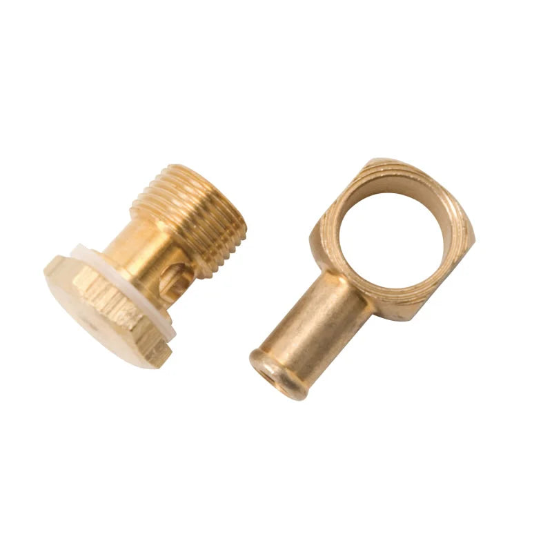 Edelbrock 3/8 Banjo Fuel Fitting - Side View