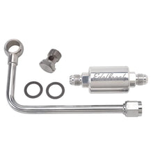 Load image into Gallery viewer, Edelbrock 3/8In Hard Fuel Line w/ -6 B-Nut and Polished Filter - Main Product View