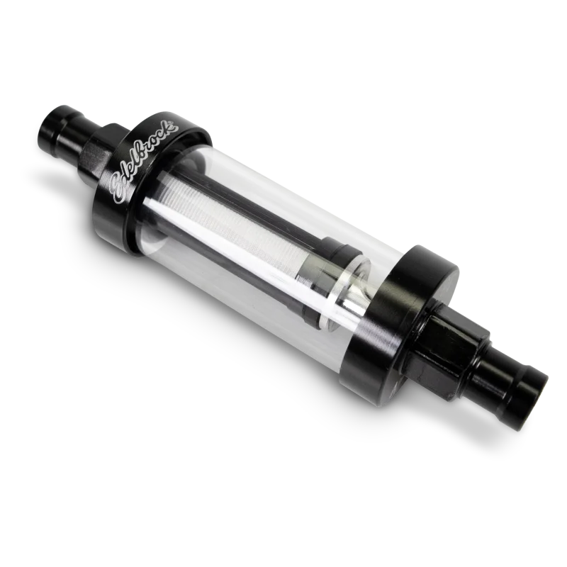 Edelbrock 3/8in i.d. Hose Clear View Fuel Filter - Detail View