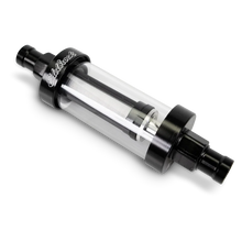 Load image into Gallery viewer, Edelbrock 3/8in i.d. Hose Clear View Fuel Filter - Detail View