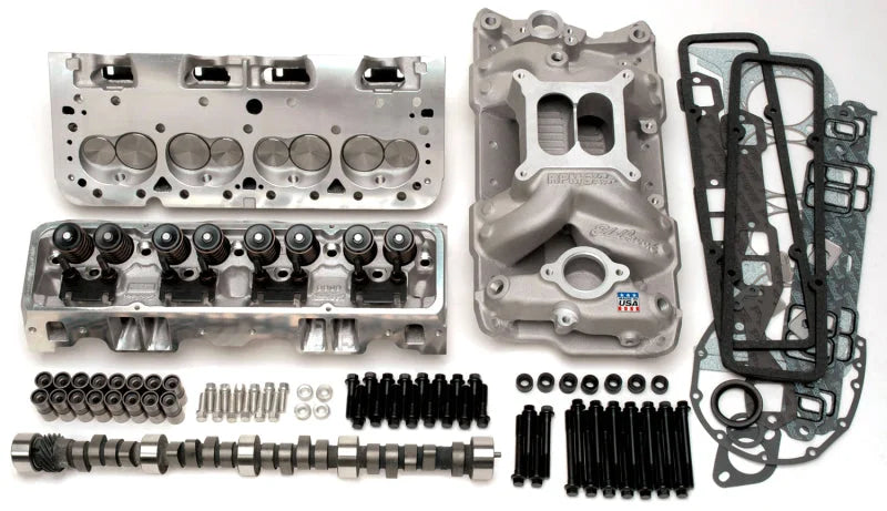 Edelbrock 410Hp Total Power Package Top-End Kit 1955 And Later SB-Chevy - Side View