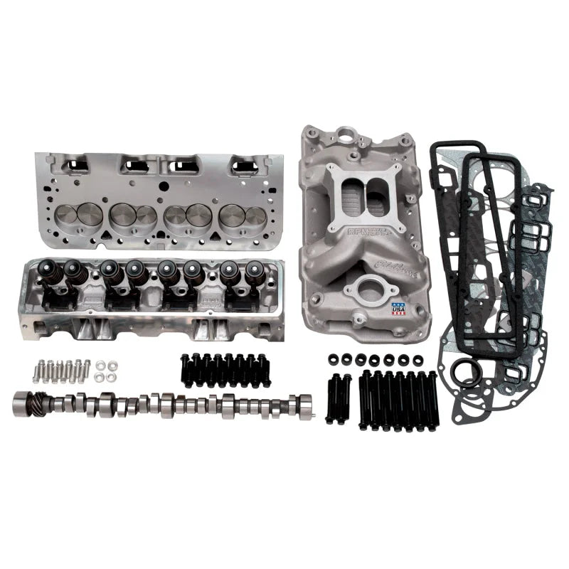 Edelbrock 435Hp Total Power Package Top-End Kit for Use On 1955 And Later SB-Chevy - Side View