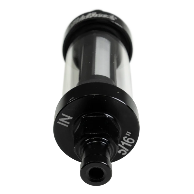 Edelbrock 5/16in i.d. Hose Clear View Fuel Filter - Installation View