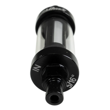 Load image into Gallery viewer, Edelbrock 5/16in i.d. Hose Clear View Fuel Filter - Installation View