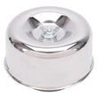 Load image into Gallery viewer, Edelbrock Air Cleaner 94 Series Round Steel Top 4 65In Dia X 3 125In 2 63In ID Raised Base Chrome - Additional View 7