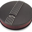 Load image into Gallery viewer, Edelbrock Air Cleaner Classic Series Round Aluminum Top Cloth Element 14In Dia X 3 9In Black - Main Product View