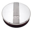 Load image into Gallery viewer, Edelbrock Air Cleaner Classic Series Round Aluminum Top Cloth Element 14In Dia X 3 9In Polished - Additional View 7