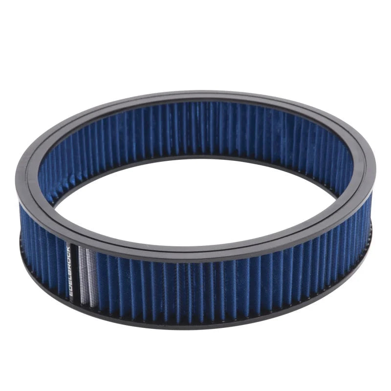 Edelbrock Air Cleaner Element Pro-Flo 3In Tall 14In Diameter Blue - Main Product View