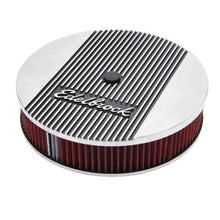 Load image into Gallery viewer, Edelbrock Air Cleaner Elite II 14In Diameter w/ 3In Element Polished - Main Product View