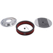 Load image into Gallery viewer, Edelbrock Air Cleaner Elite II 14In Diameter w/ 3In Element Polished - Installation View